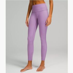 Lululemon Wunder Under 28” - Wisteria Purple Leggings